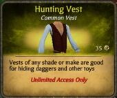 Red Hunting Vest