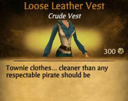 Loose Leather Vest