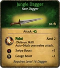 Jungle Dagger Card