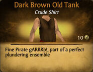 Dark Brown Old Tank