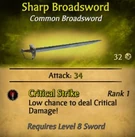 Sharp Broadsword