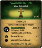 Swordsman Doll New