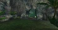 The entrance to Hollowed Woods in King's Run as it appears while the event is active