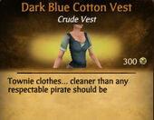 Dark Blue Cotton Vest