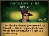 Purple Cavalry Hat