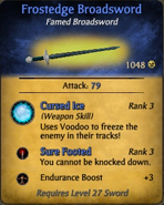 Frostedge Broadsword