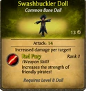 Swashbuckler Doll New