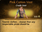 Pink Cotton Vest