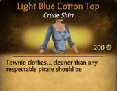 Light Blue Cotton Top