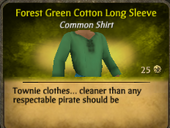 Forest green shirt