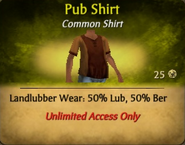 Light Brown Pub Shirt