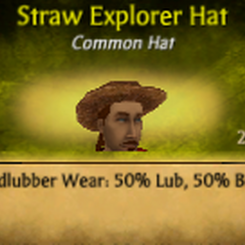 Straw Explorer Hat | Pirates Online Wiki | Fandom