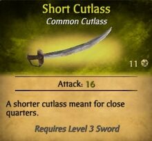 Short Cutlass