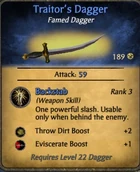 Traiter dagger