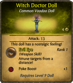 Witch Doctor Doll Pirates Online Wiki Fandom