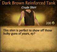 Dark Brown Reinforced Tank
