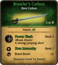 Brawler's Cutlass Card