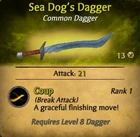 Sea Dog's Dagger
