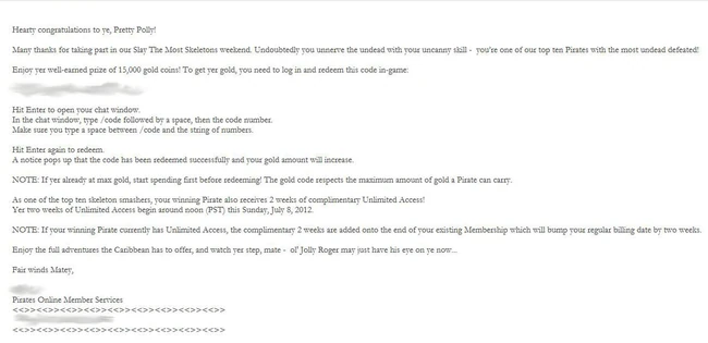 Slaythemostskeletoncompetitionwinningemail