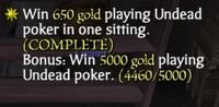 Undead poker tally.