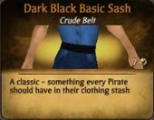 Better Black Basic Sash