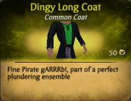 Blue Dingy Long Coat