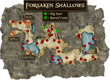 Forsaken Shallows Mini Map