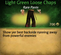 Light Green Loose Chaps