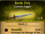 Battle Dirk