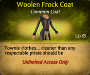 Light Gray Woolen Frock Coat