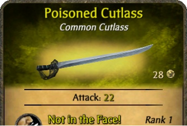 Poisoned Cutlass, Pirates Online Wiki