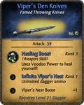 Viper's Den Knives Card