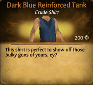 Dark Blue Reinforced Tank