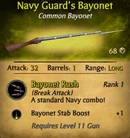 Navy Guard's Bayonet