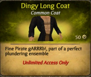 Dark Purple Dingy Long Coat