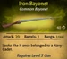 Iron Bayonet