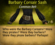 Barbary Corsair Sash