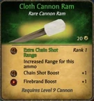 Cloth Cannon Ram