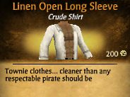 Linen Open Long Sleeve