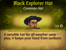 Black Explorer Hat