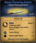 Bayou Throwing Knives