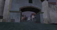 Navy Guards protecting the entrance of the town from intruders