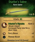 Duelist's Sabre
