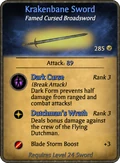 Krakenbane Sword Card