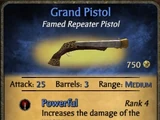 Grand Pistol Upgrade: Erasmus' Pistol