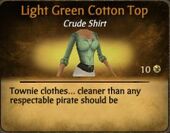 Light Green Cotton Top