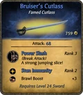Bruiser's Cutlass Card