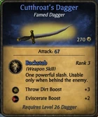 Cutthroat-dagger