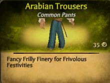 Arabian Trousers