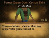 Forest-green-open-cotton-shirt